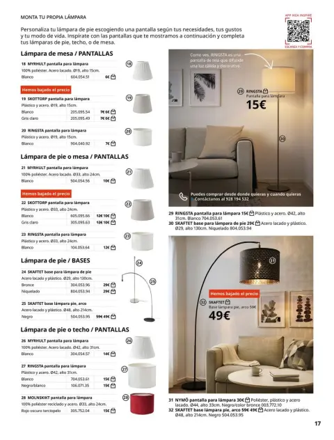 Offres IKEA Espagne de 25 février à 31 août 2026 Offres d'Éclairage et de Maison Intelligente - Page 17