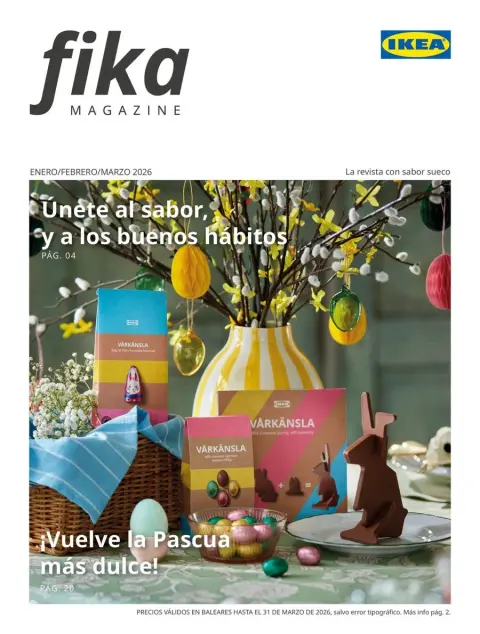 Offres IKEA Espagne de 1 janvier à 31 mars 2026 Fika Magazine - Page 1