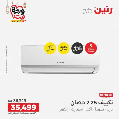 عروض رنين مصر من 1 حتى 2 مارس 2026 عروض التكييفات - صفحة 30