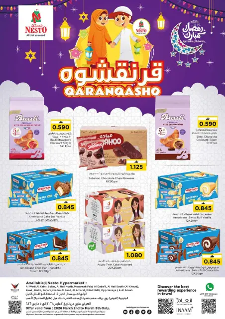Ofertas de Nesto Oman de 2 a 5 marzo 2026 Qaranqasho ofrece - Página 1