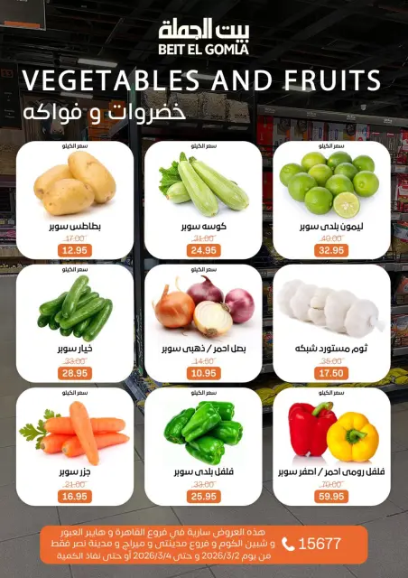 Offres Maison Gomla Egypte de 2 à 4 mars 2026 Offres de Produits Frais - Page 7