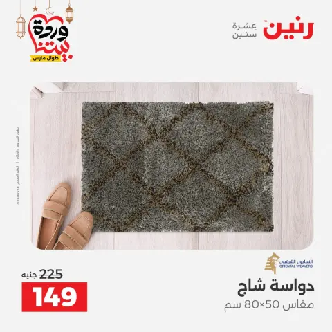 عروض رنين مصر من 3 حتى 4 مارس 2026 خصومات قوية على المنسوجات والأثاث - صفحة 40