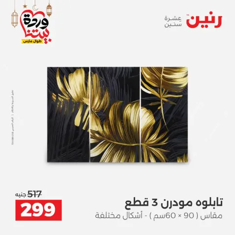 عروض رنين مصر من 8 حتى 9 مارس 2026 عروض الهدايا والديكورات - صفحة 7