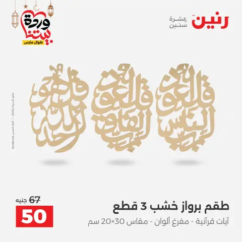 عروض رنين مصر من 8 حتى 9 مارس 2026 عروض الهدايا والديكورات - صفحة 51