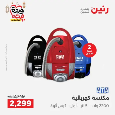 Raneen Egypt Offers from 10 to 11 March 2026 Electrical appliances offers - Page 36