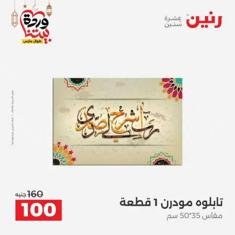 عروض رنين من ١٠ حتى ١١ مارس ٢٠٢٦ عروض هدايا وديكورات - صفحة 12