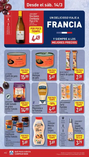 ALDI Spain offers from 9 March to 15 March 2026 How little it costs to buy well - Page 22