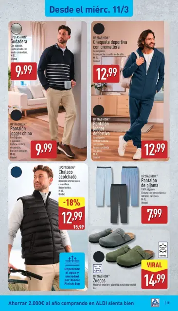 ALDI Spain offers from 9 March to 15 March 2026 How little it costs to buy well - Page 15