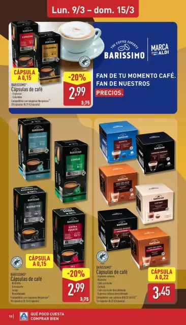 ALDI Spain offers from 9 March to 15 March 2026 How little it costs to buy well - Page 10