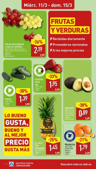 ALDI Spain offers from 11 March to 15 March 2026 New Aldi in Irun! - Page 8