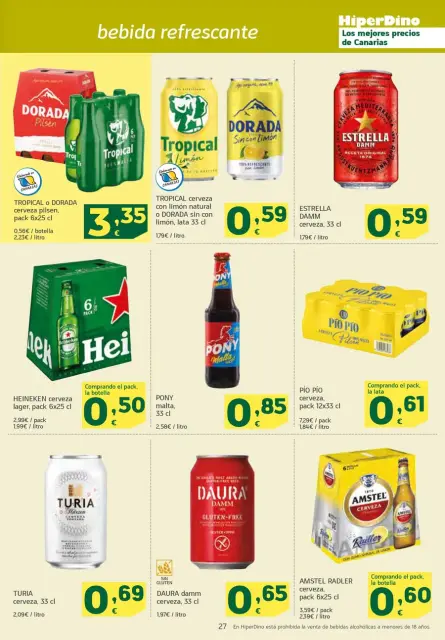 Ofertas de HiperDino España de 10 marzo a 23 marzo 2026 Ofertas de marzo - Página 27