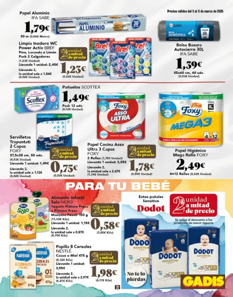 Ofertas de GADIS España de 5 marzo a 11 marzo 2026 ¿Nuevos precios? - Página 31