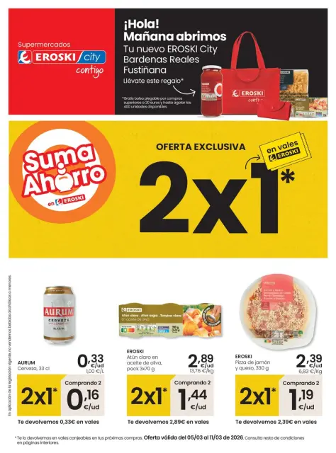 Ofertas de Eroski España de 5 marzo a 11 marzo 2026 Ofertas de apertura - Página 1