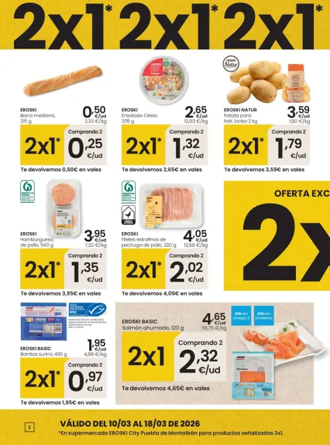 Ofertas de Eroski España de 10 marzo a 18 marzo 2026 Ofertas de apertura en Puebla de Montalbán - Página 2