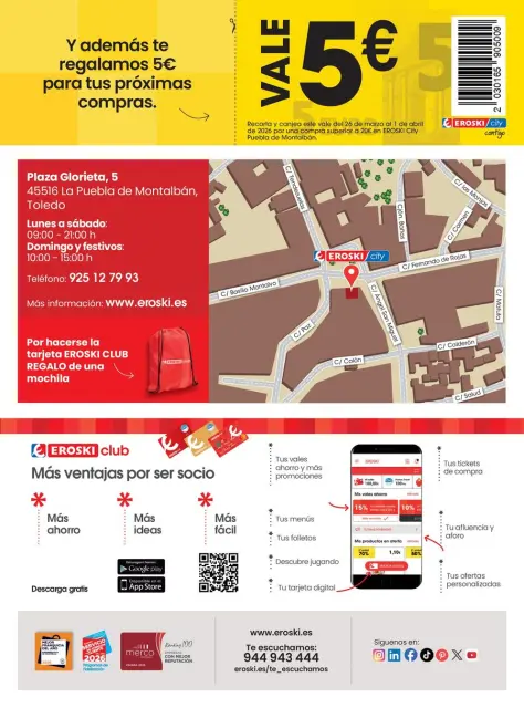 Ofertas de Eroski España de 10 marzo a 18 marzo 2026 Ofertas de apertura en Puebla de Montalbán - Página 8