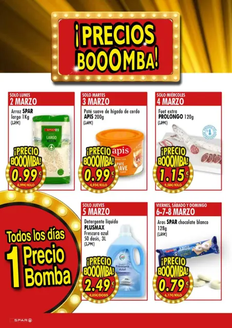 Ofertas de SPAR España de 2 marzo a 16 marzo 2026 Ofertas bombazos - Página 2