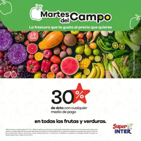 Ofertas de Super Inter Colombia de 7 enero a 31 diciembre 2026 Ofertas Super Inter - Página 1