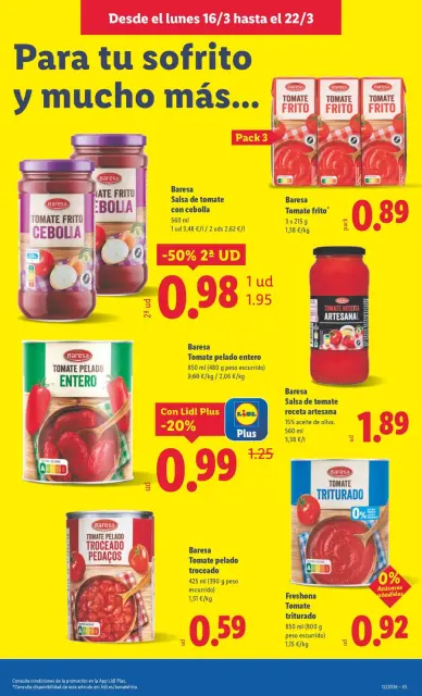 Ofertas de Lidl España de 16 a 22 marzo 2026 ofertas semanales - Página 11