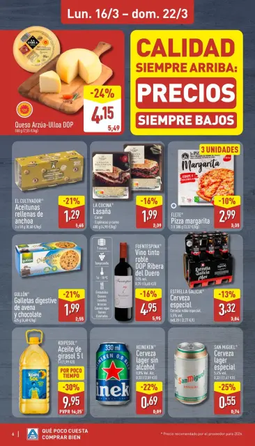 ALDI Spain offers from 16 to 22 March 2026 How little it costs to buy well! - Page 6