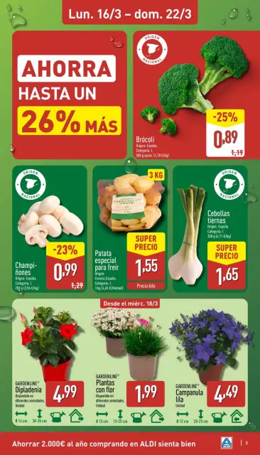 ALDI Spain offers from 16 to 22 March 2026 How little it costs to buy well! - Page 3