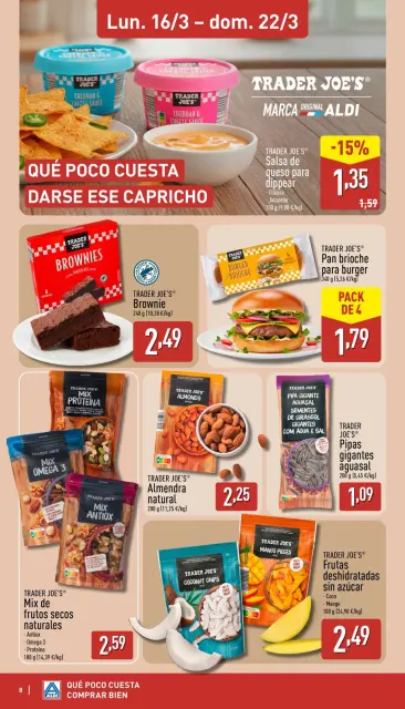 ALDI Spain offers from 16 to 22 March 2026 How little it costs to buy well! - Page 8