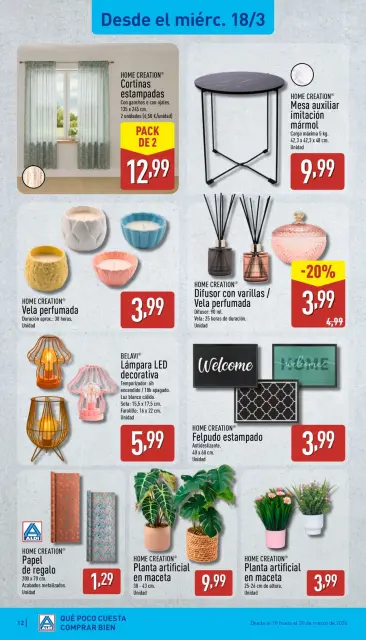 ALDI Spain offers from 16 to 22 March 2026 How little it costs to buy well! - Page 12