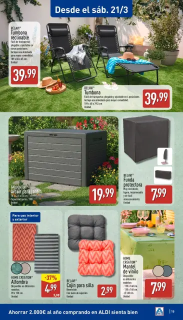 ALDI Spain offers from 16 to 22 March 2026 How little it costs to buy well! - Page 15