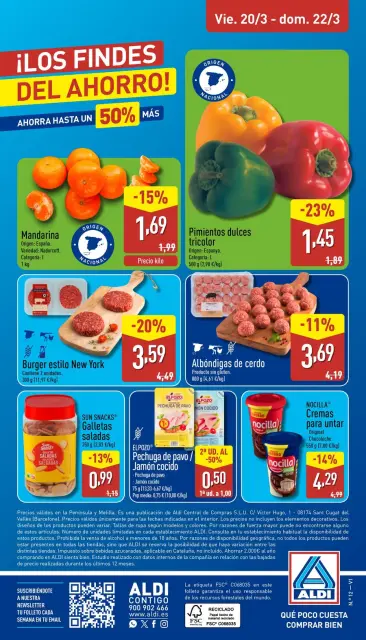 ALDI Spain offers from 16 to 22 March 2026 How little it costs to buy well! - Page 20