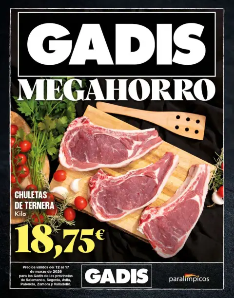 Ofertas de GADIS España de 12 a 17 marzo 2026 Gadis Megahorro - Página 1