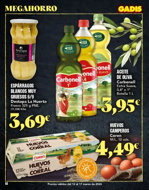 Ofertas de GADIS España de 12 a 17 marzo 2026 Gadis Megahorro - Página 14