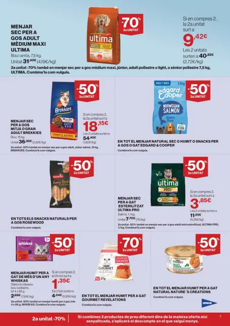 Ofertas de Hipercor España de 12 a 24 marzo 2026 -50% 2ª Unidad en Miles de Productos - Página 7