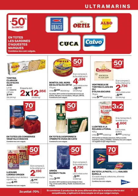 Ofertas de Hipercor España de 12 a 24 marzo 2026 -50% 2ª Unidad en Miles de Productos - Página 17