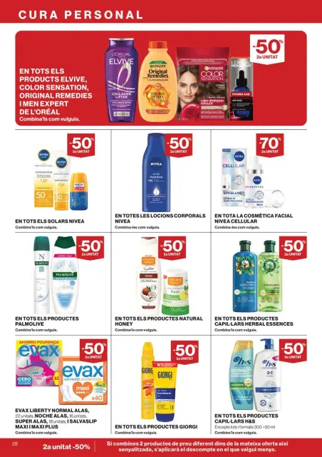 Ofertas de Hipercor España de 12 a 24 marzo 2026 -50% 2ª Unidad en Miles de Productos - Página 28