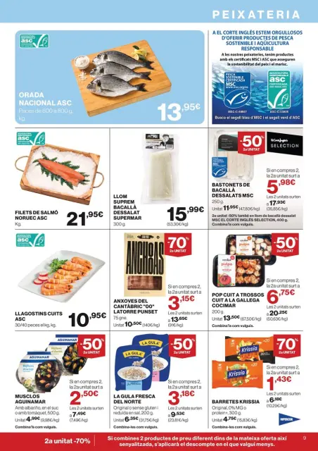 Ofertas de Hipercor España de 12 a 24 marzo 2026 -50% 2ª Unidad en Miles de Productos - Página 9