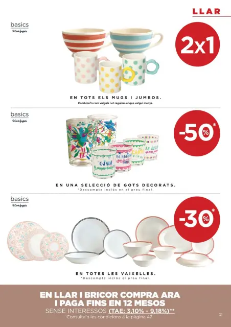 Ofertas de Hipercor España de 12 a 24 marzo 2026 -50% 2ª Unidad en Miles de Productos - Página 31