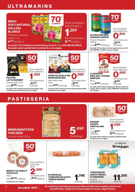Ofertas de Hipercor España de 12 a 24 marzo 2026 -50% 2ª Unidad en Miles de Productos - Página 18
