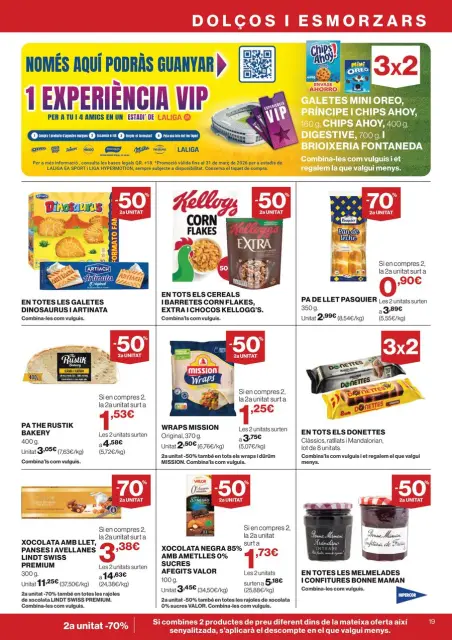 Ofertas de Hipercor España de 12 a 24 marzo 2026 -50% 2ª Unidad en Miles de Productos - Página 19