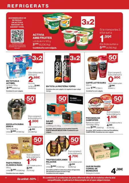Ofertas de Hipercor España de 12 a 24 marzo 2026 -50% 2ª Unidad en Miles de Productos - Página 14