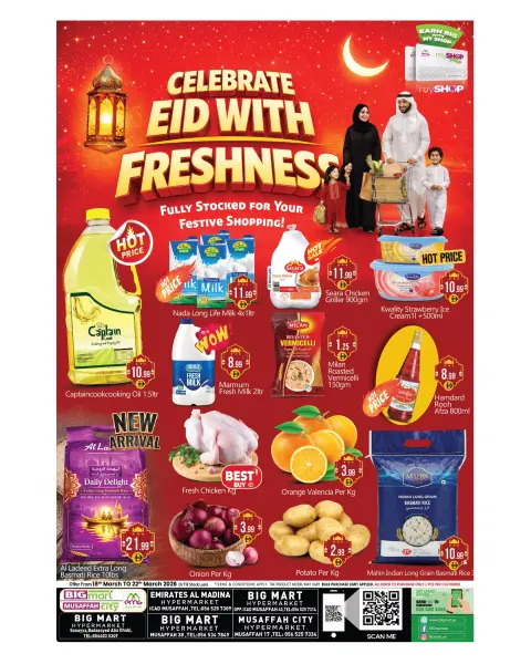 BIGmart offers in Almsfh from 18 to 22 March 2026 Eid Celebration Deals - Page 1
