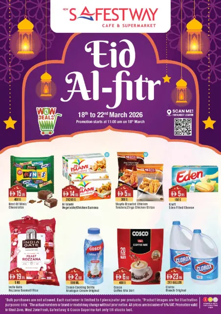 Ofertas de supermercado West Zone Emiratos Árabes Unidos de 18 a 22 marzo 2026 Ofertas de Eid Al-Fitr - Página 1