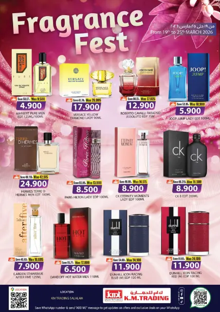 Ofertas de Comercio KM Hipermercados Salalah de 19 a 25 marzo 2026 Ofertas del Festival del Perfume - Página 1