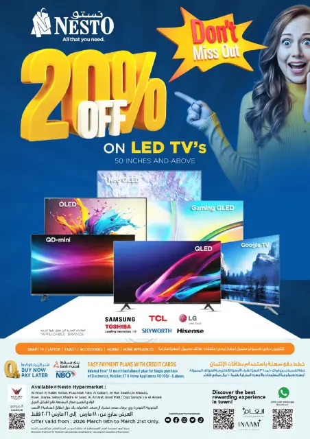 Ofertas de Nesto Oman de 18 a 21 marzo 2026 Hasta un 20% de descuento - Página 1