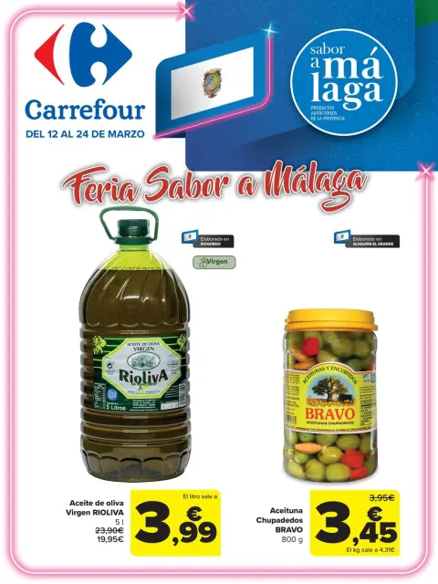 Ofertas de Carrefour España de 12 a 24 marzo 2026 SABOR A MÁLAGA - Página 1