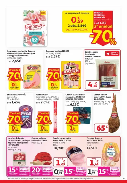 Ofertas de Alcampo España de 25 marzo a 6 abril 2026 2ª unidad -70% - Página 9