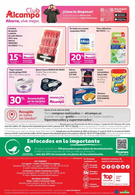 Ofertas de Alcampo España de 25 marzo a 6 abril 2026 2ª unidad -70% - Página 32