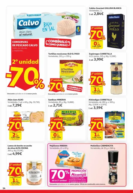Ofertas de Alcampo España de 25 marzo a 6 abril 2026 2ª unidad -70% - Página 14