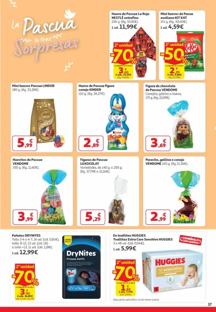 Ofertas de Alcampo España de 25 marzo a 6 abril 2026 2ª unidad -70% - Página 17