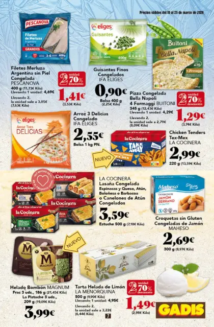 Ofertas de GADIS supermercado España de 18 a 25 marzo 2026 Nuevos precios - Página 7