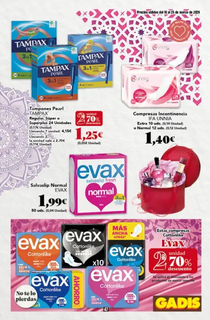 Ofertas de GADIS supermercado España de 18 a 25 marzo 2026 Nuevos precios - Página 47