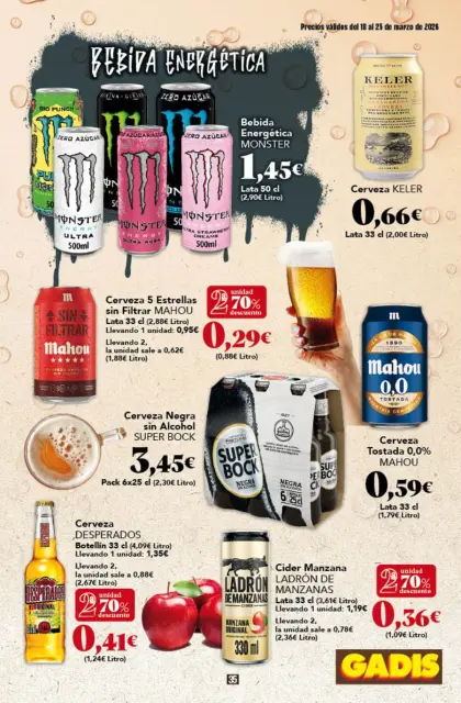 Ofertas de GADIS supermercado España de 18 a 25 marzo 2026 Nuevos precios - Página 35